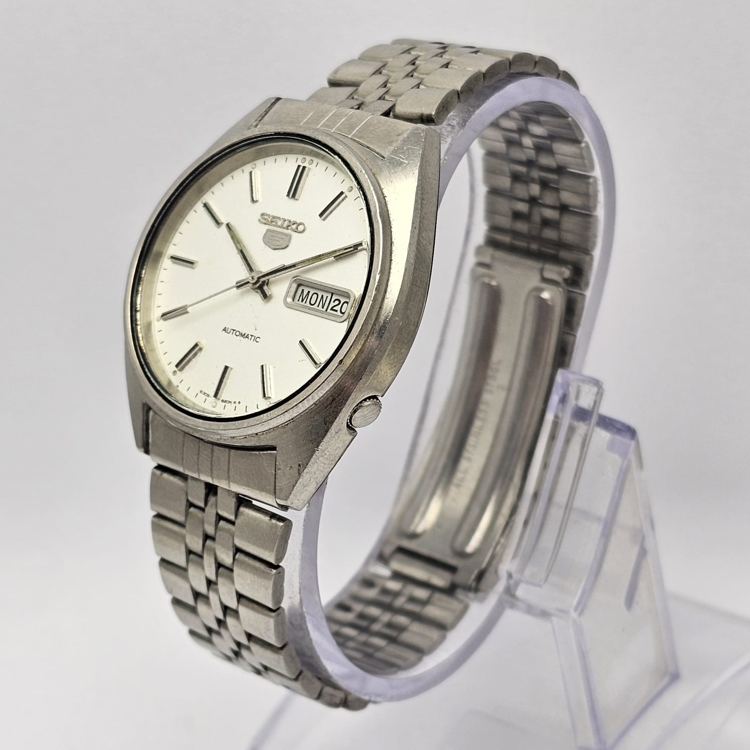 Seiko 5 Automatic 6309-8840 Day/Date Vintage Men's Watch - Image 5