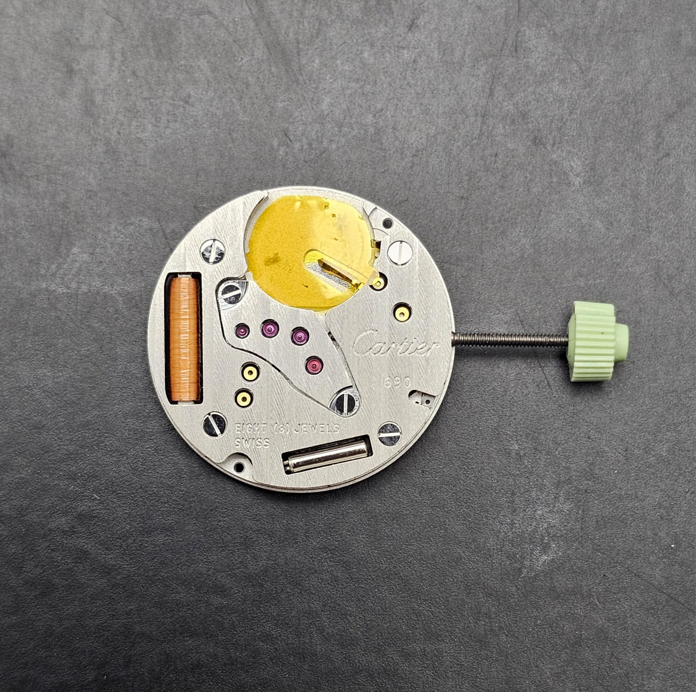 Cartier Quartz 690 Working Watch Movement - Image 2