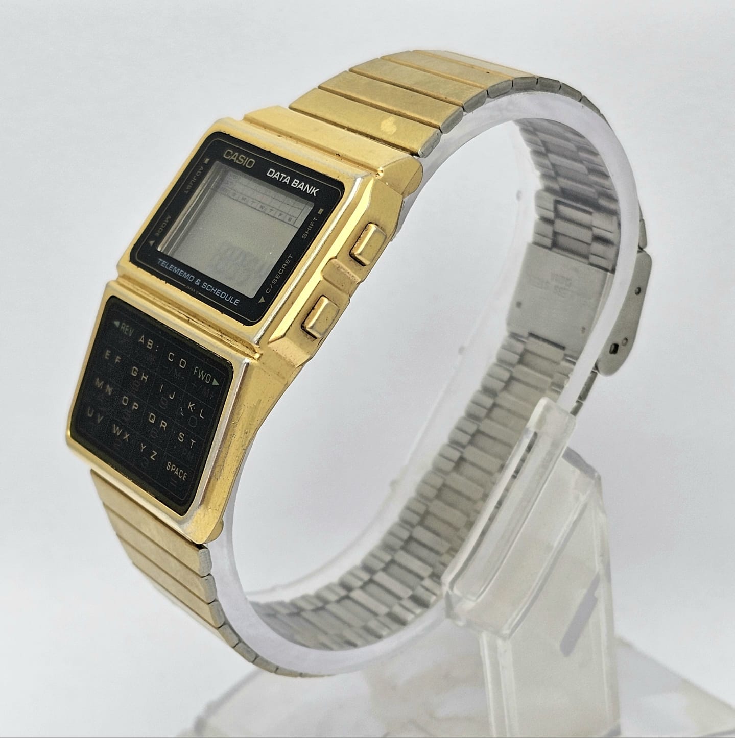 Casio Data Bank DBC-610 Chronograph 676 Quartz Vintage Men's Watch - Image 6