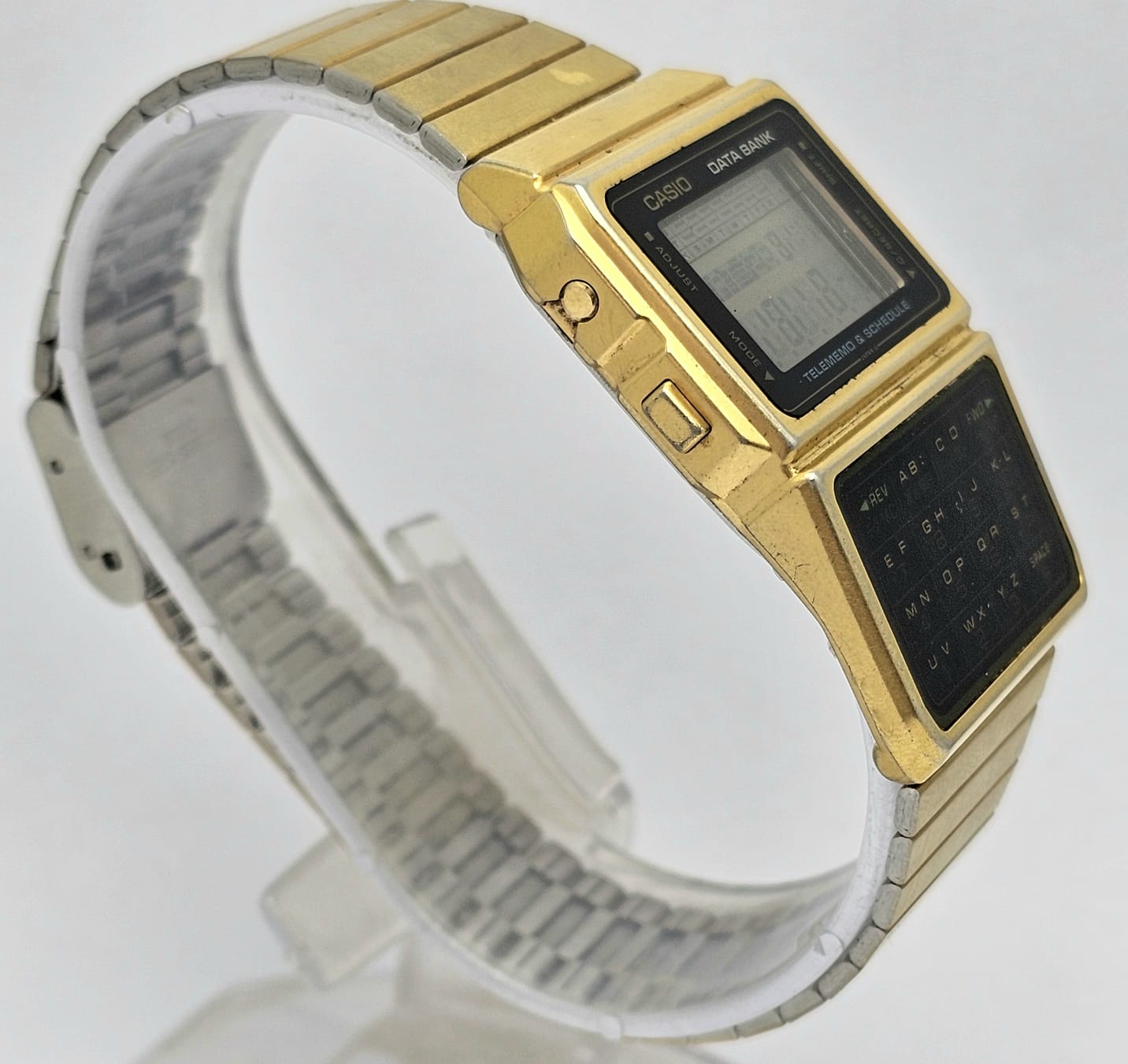 Casio Data Bank DBC-610 Chronograph 676 Quartz Vintage Men's Watch - Image 5