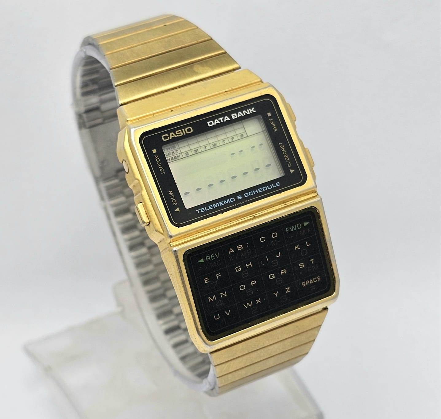 Casio Data Bank DBC-610 Chronograph 676 Quartz Vintage Men's Watch - Image 3