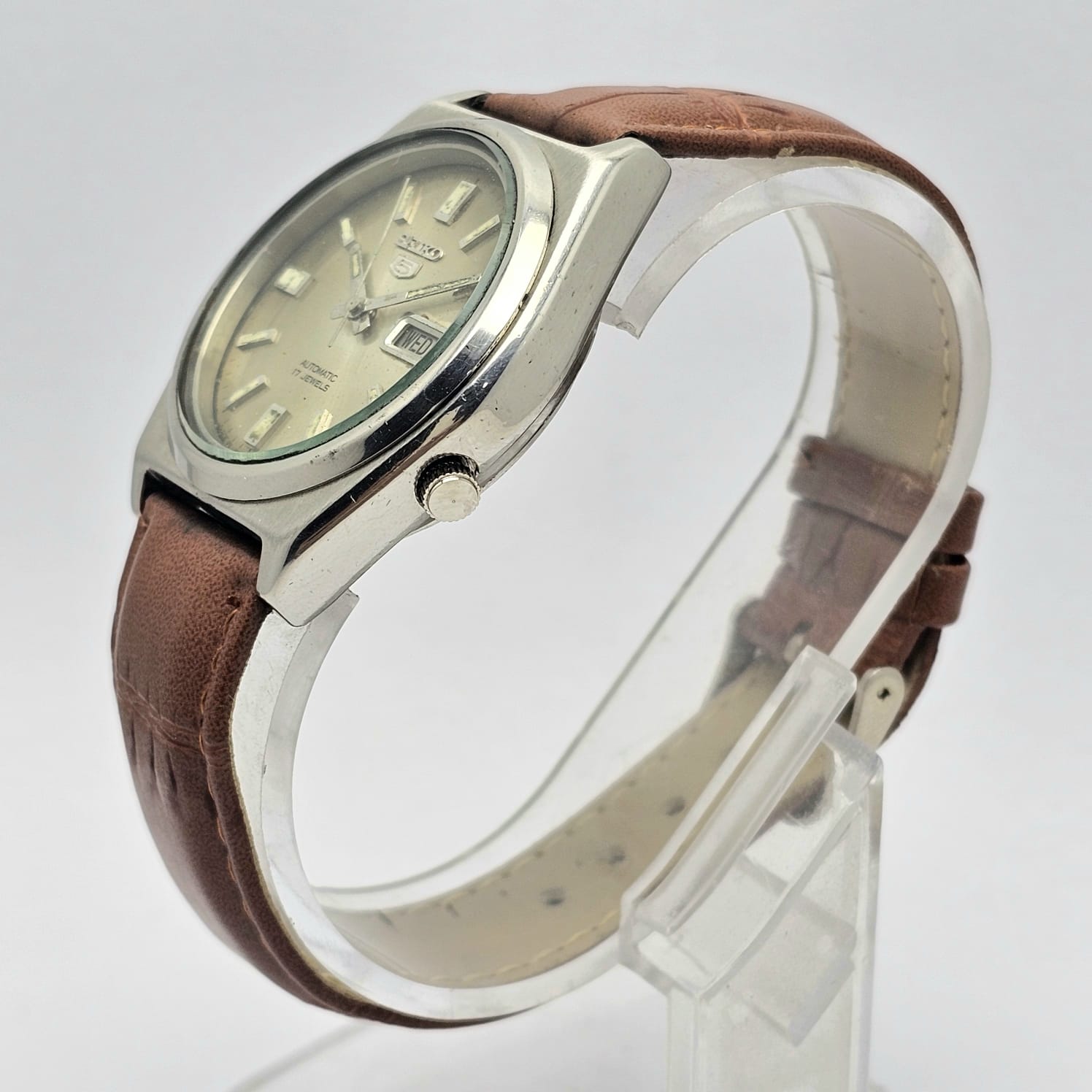 Seiko 5 Automatic 7009-8762 Day/Date Vintage Men's Watch - Image 6