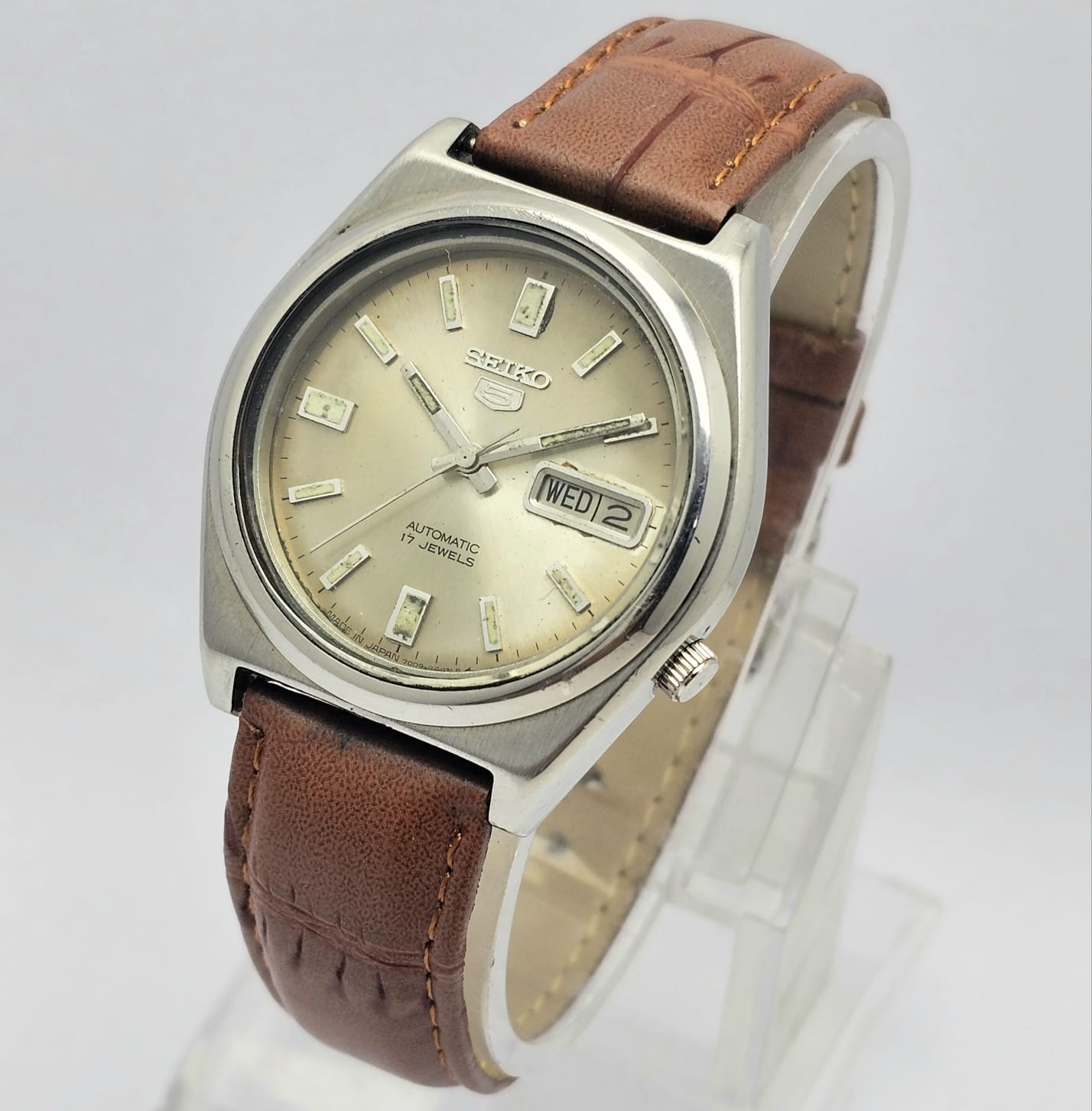 Seiko 5 Automatic 7009-8762 Day/Date Vintage Men's Watch - Image 4