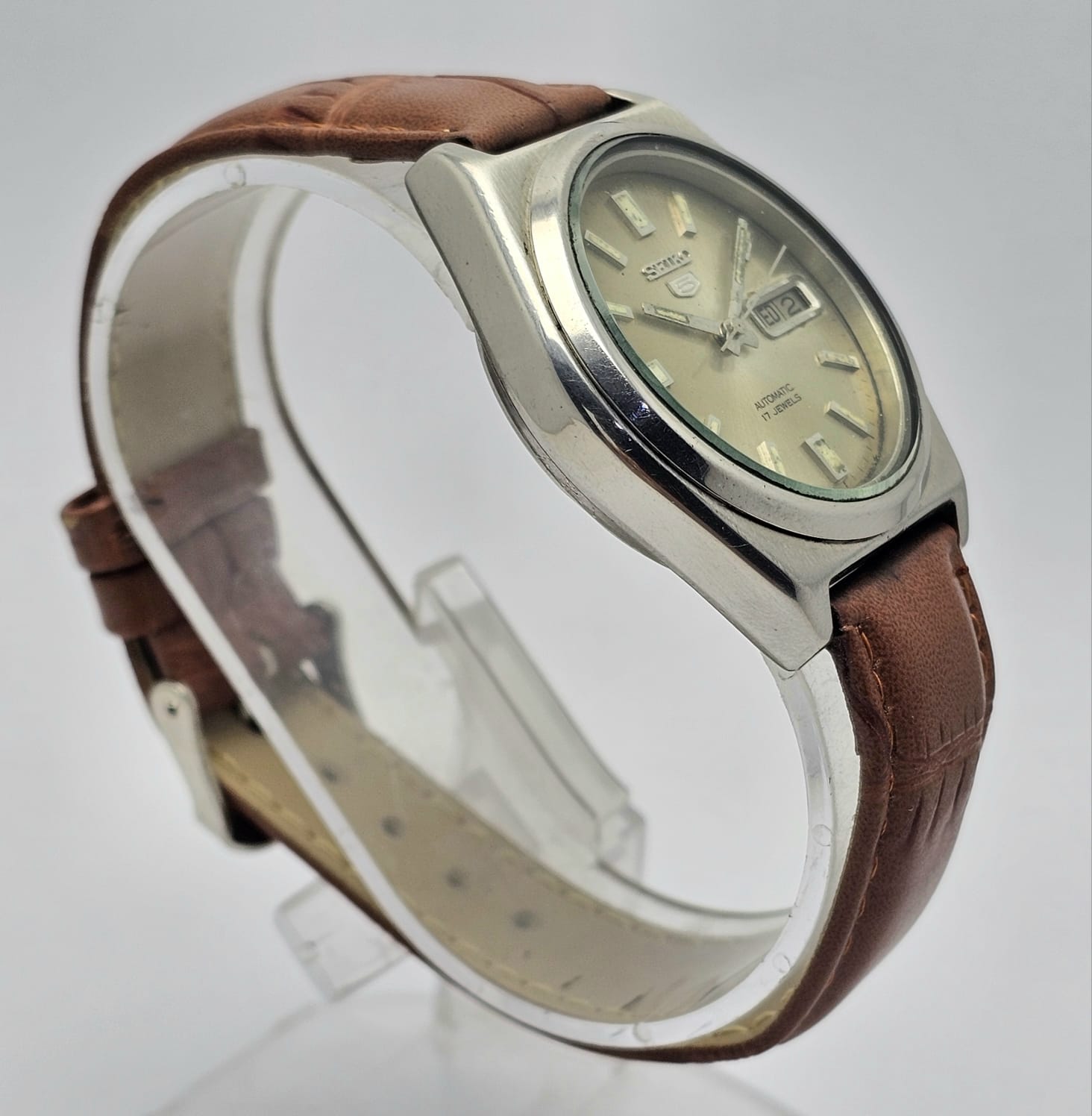 Seiko 5 Automatic 7009-8762 Day/Date Vintage Men's Watch - Image 5