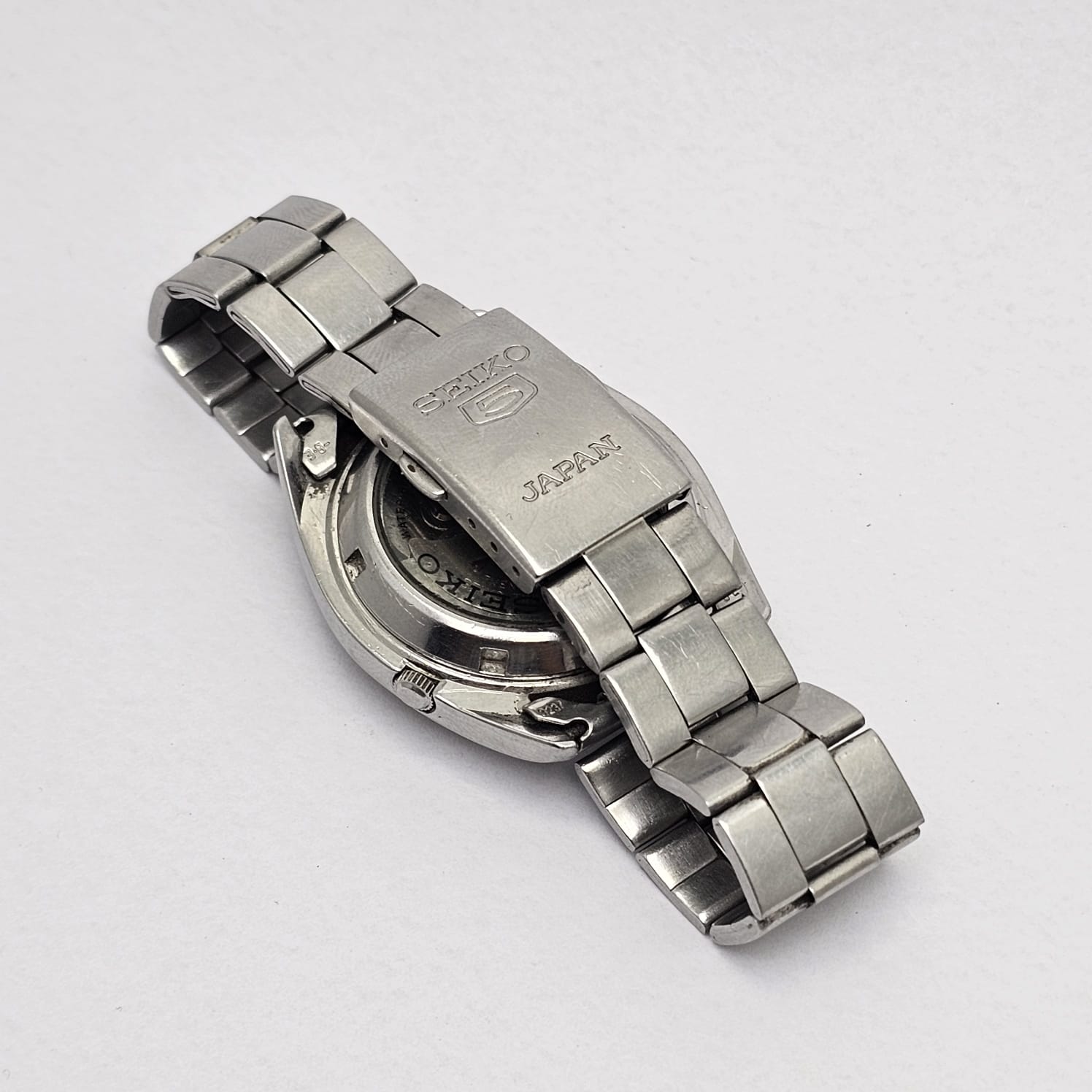 Seiko 5 Automatic 7S26-0590 Military Dial Day/Date Vintage Men's Watch - Image 7