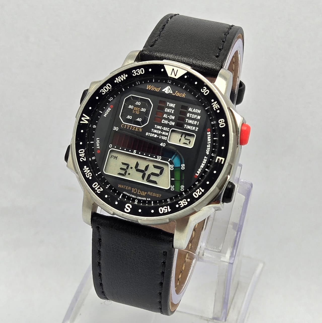 Citizen Wind Jack D060-086775 Wind surfer Yacht Timer Vintage Men's Watch - Image 3