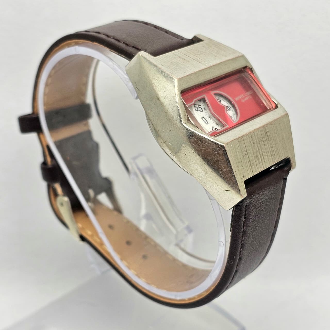Monte Carlo Quartz jump hour Vintage Men's watch - Image 5