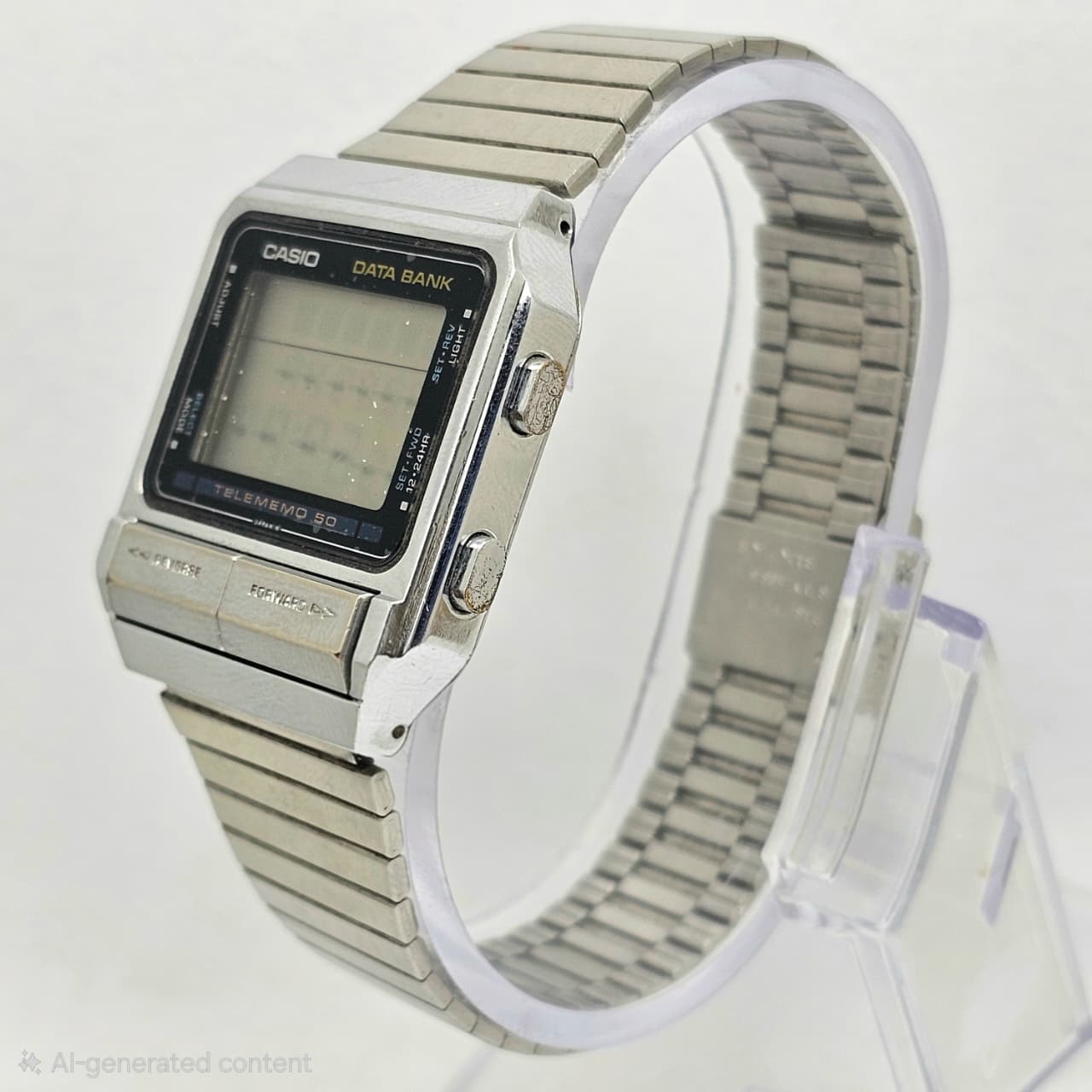 Casio Data Bank DB-510 Telememo 30 Module 262 Digital Vintage Men's watch - Image 4
