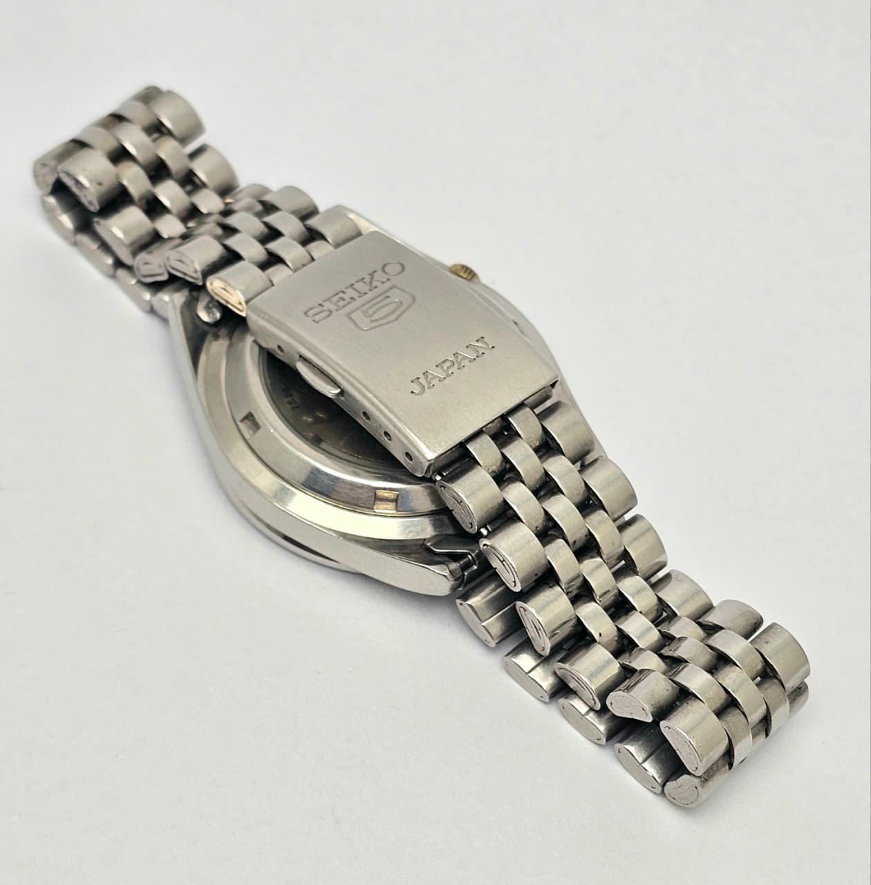 Seiko 5 Automatic 7S26-00X0 Luminous Dial Day/Date Vintage Men's Wrist Watch - Image 6