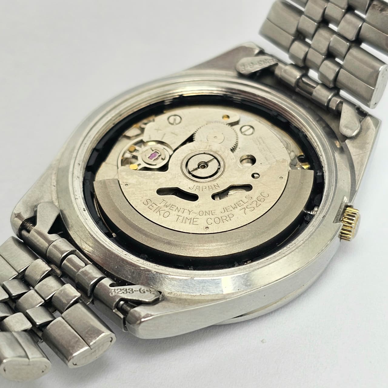 Seiko 5 Automatic 7S26-00X0 Luminous Dial Day/Date Vintage Men's Wrist Watch - Image 8