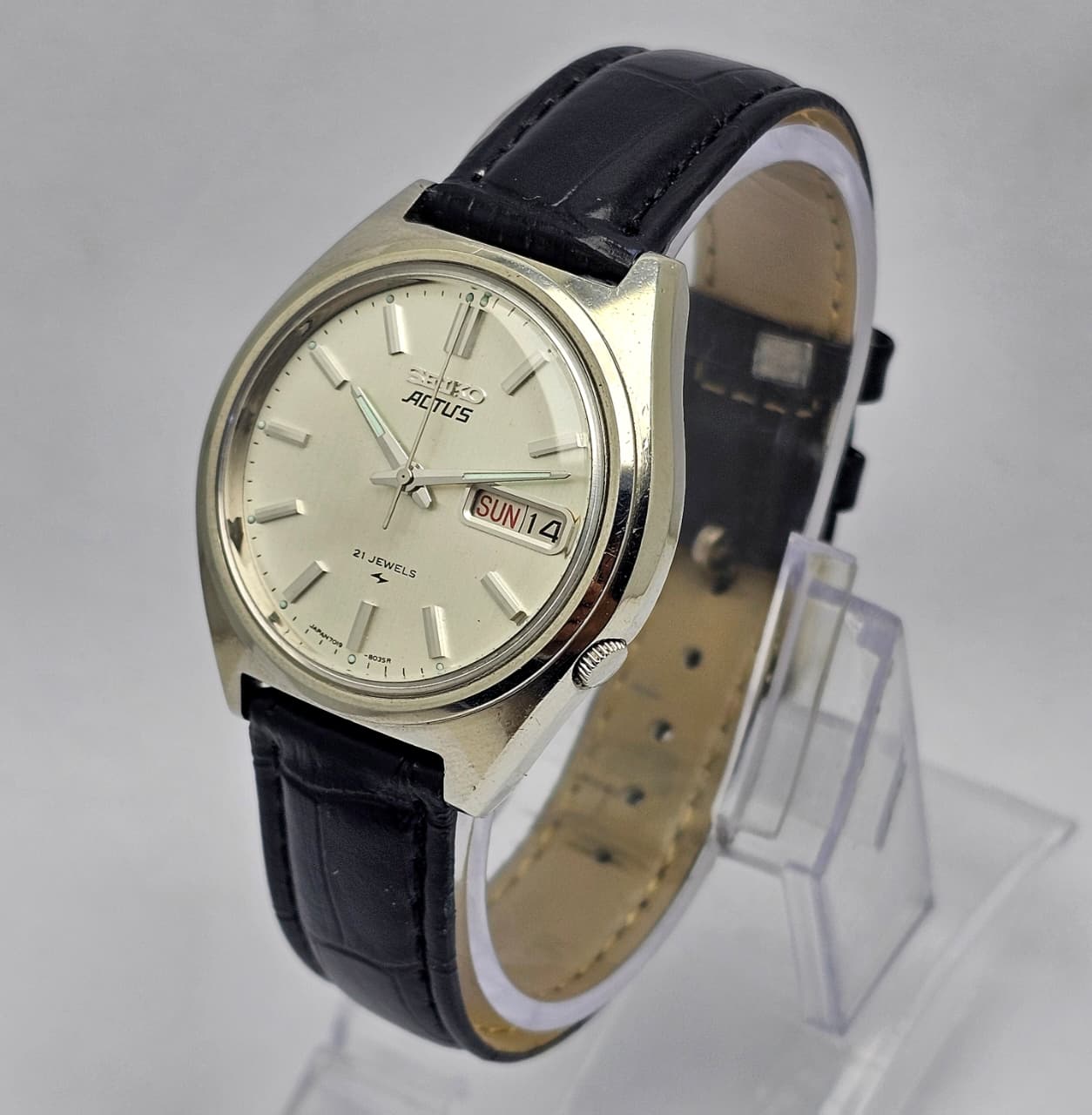 Seiko Actus Automatic 7019-8010 Day/Date Vintage Men's Watch - Image 4