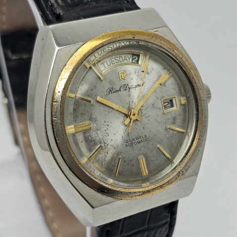 Ricoh Dynamic President Patina Dial Automatic Vintage Men's Watch
