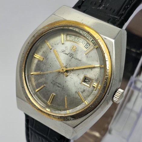 Ricoh Dynamic President Patina Dial Automatic Vintage Men's Watch