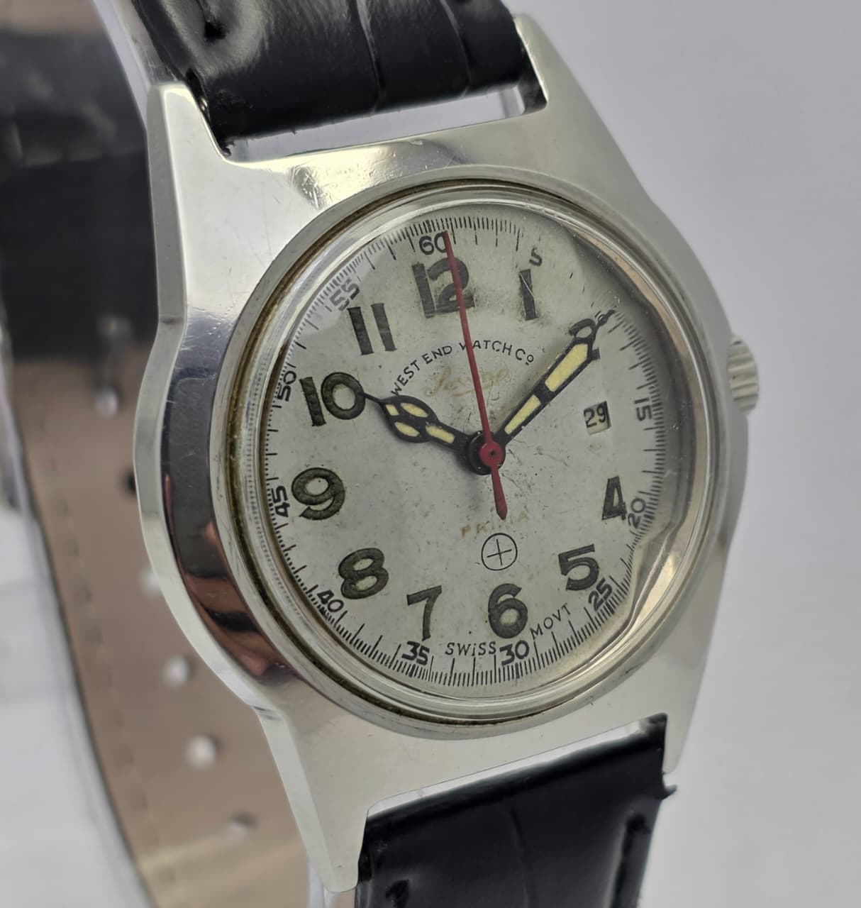 West end watch Co Sowar Prima D 3721 Military Dial vintage Men's Watch West end watch Co Sowar Prima D 3721 Military Dial vintage Men's Watch