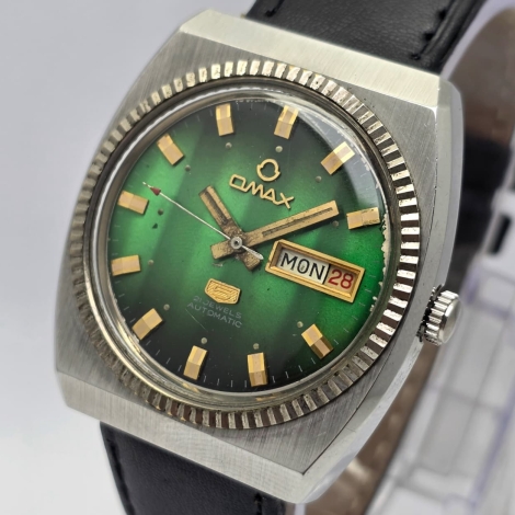 Omax 5 Automatic Day/Date Vintage Men's Watch