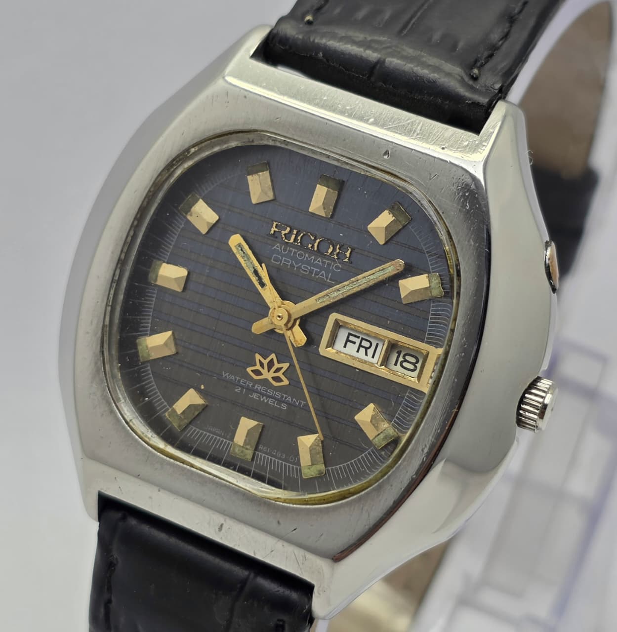 Ricoh Crystal Automatic Day/Date Vintage Men's Watch Ricoh Crystal Automatic Day/Date Vintage Men's Watch