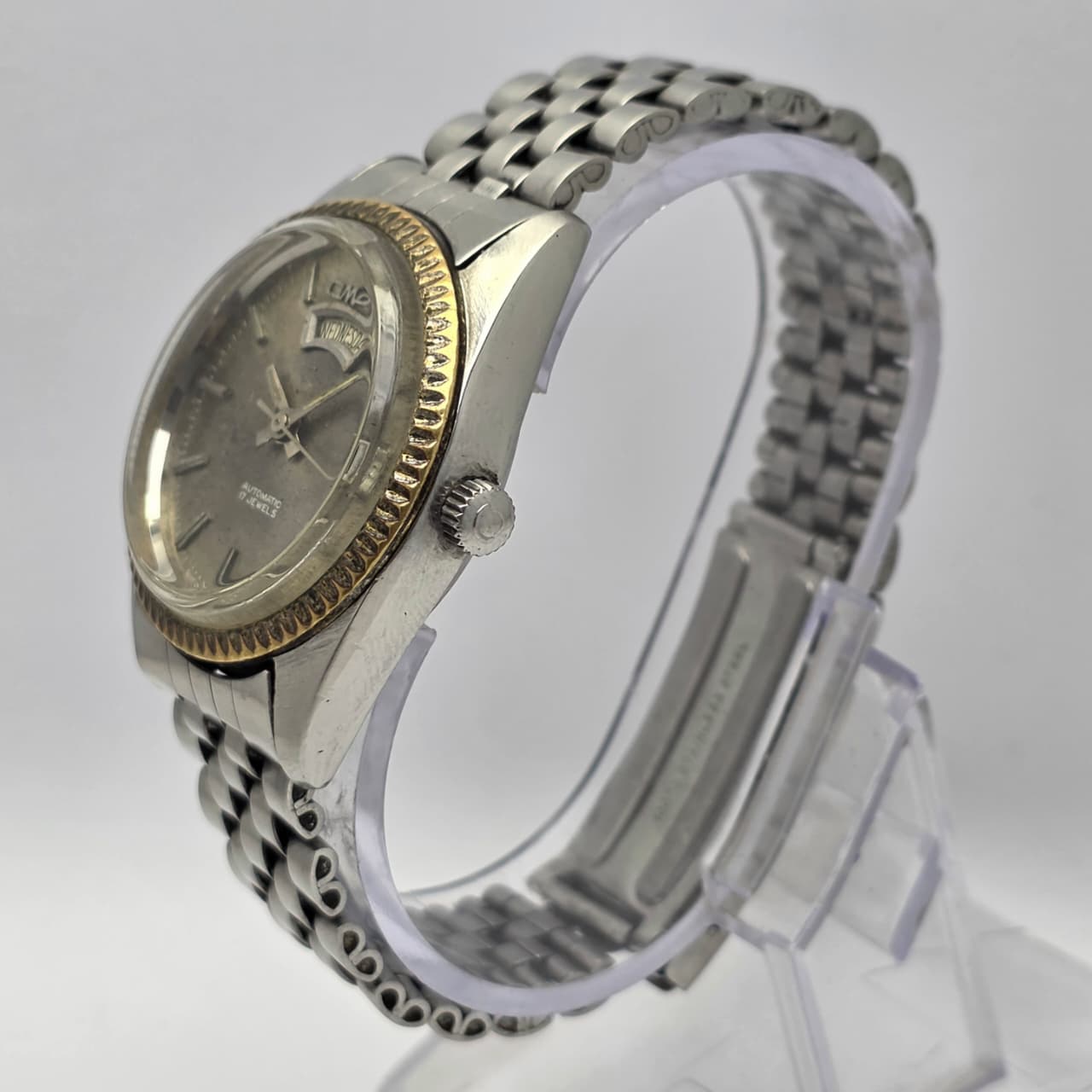 Omax President Day/Date Patina Dial Automatic Vitage Men's Watch Omax President Day/Date Patina Dial Automatic Vitage Men's Watch
